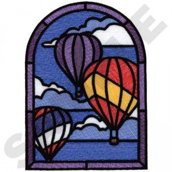 Stain Glass Hot Air Balloons