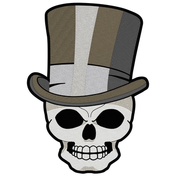 Skull With Top Hat