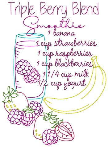 Triple Berry Blend Smoothie