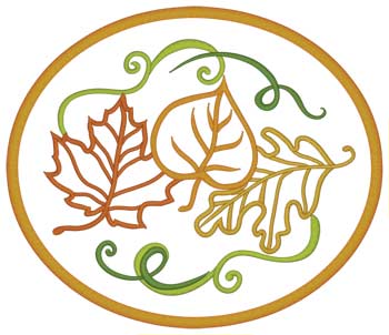Fall Leaves Applique