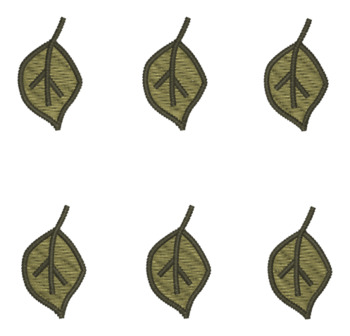 Small Green Leaf Accents