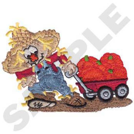 Scarecrow Pulling Wagon