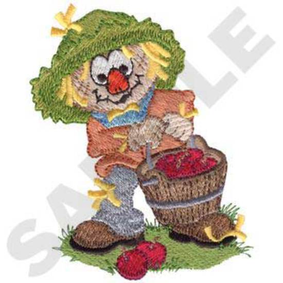 Scarecrow W/ Apples