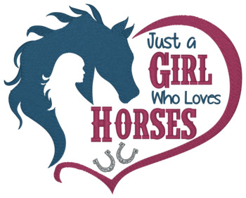 Girl Loves Horses