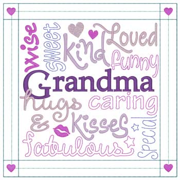 Grandma Word Cloud