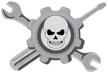 Mechanic Logo W/skull