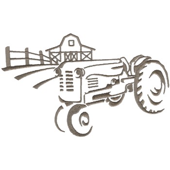 Vintage Tractor Graphic