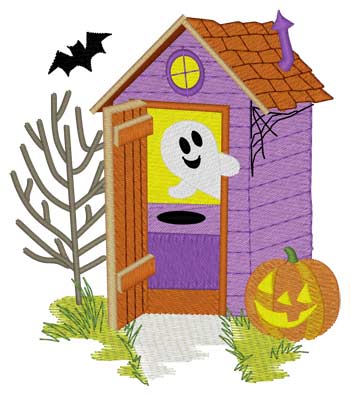 Halloween Outhouse