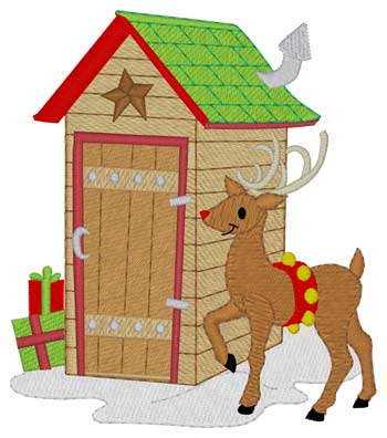 Reindeer Outhouse