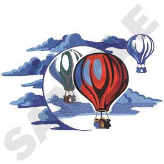 Hot Air Balloon Scene
