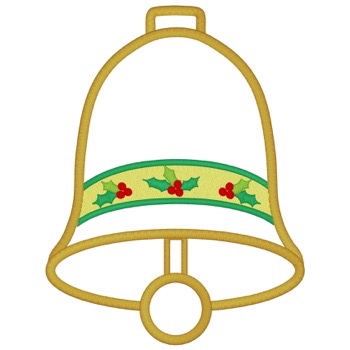 Christmas Bell Applique