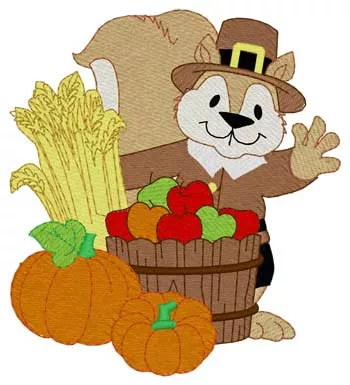 Harvest Thanksgiving Squirrel
