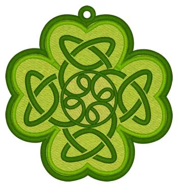 Celtic Knot Shamrock Bookmark