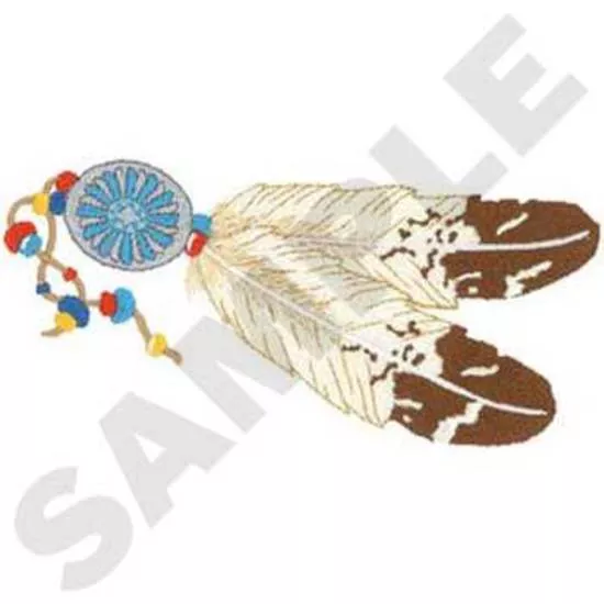 Concho W/ Feathers
